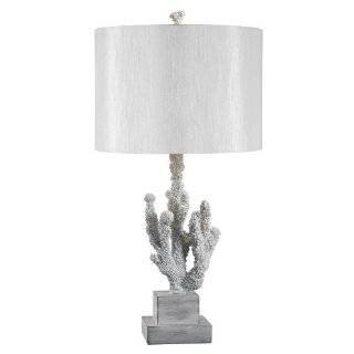  Regina Andrew Blue Grey Faux Coral Table Lamp: Home 