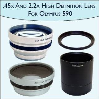 Opteka 58mm Lens Adapter for Olympus SP 590 UZ Digital Camera (CLA 11 
