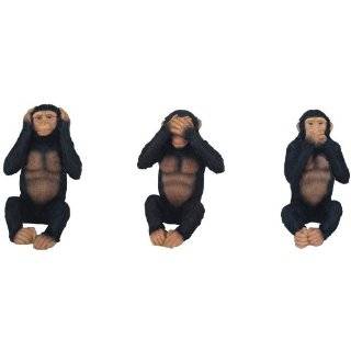 Monkeys Set of 3 See Hear Speak No Evil Collectible Figurine Statue