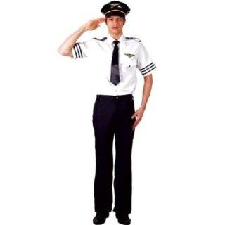  Smiffys Airline Captain Mens Airplane Pilot Halloween 