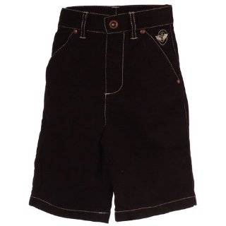  Baby and Toddler Boys Black Riveted Cargo Shorts: Clothing