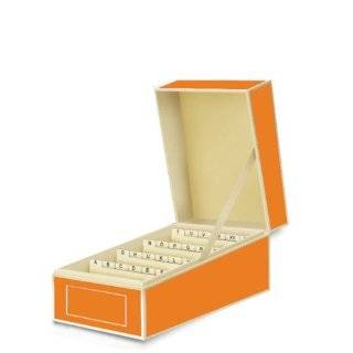  Semikolon Business Card File Box, Dividers A to Z, Marine 