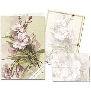 Pink Carnations   Stationery Gift Set (20 sheets and 12 envelopes)