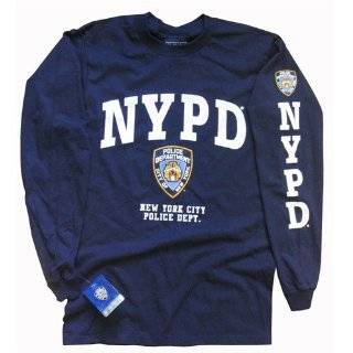   Crewneck New York Police Department Athletic Tee, Navy Clothing