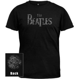  Beatles White T shirt / Black Logo Clothing