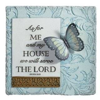   Plaque with Stand, For God So Loved, 5 by 5 Inch: Home & Kitchen