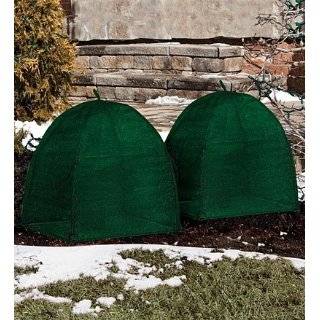   34 Shrub Cover With Holiday Lights, in Green: Patio, Lawn & Garden
