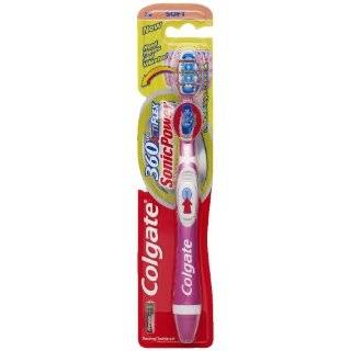 Colgate 360 ActiFlex Sonic Powered Toothbrush, Full Head Soft (Pack of 