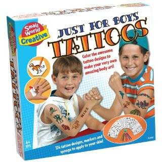 Small World Toys Small World Creative Just For Boys Tattoos
