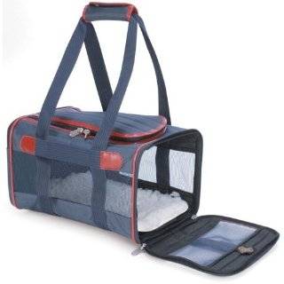   Navy Pet Cat Dog Carrier Airline Approved 20l X 11.5h X 11.75w