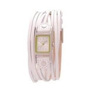   Ladies White Multistrand And Bead Strap Watch AKLS 1013L: Watches