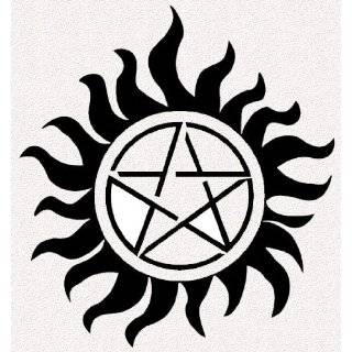 Supernatural Pentagram Tattoos SET OF FIVE   Search for other packages