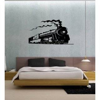  All Aboard Train Vinyl Wall Art Decal: Home & Kitchen