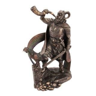  Norse God Freyr Bronzed Finish Statue Pagan Fertility 