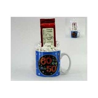 60 is the New 50 Coffee Mug Gift Package   Funny 60th Birthday Gag 