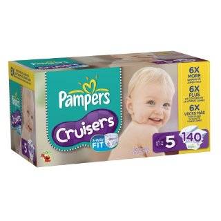  Pampers Cruisers Diapers eBulk Pack Size 5, 168 Count 