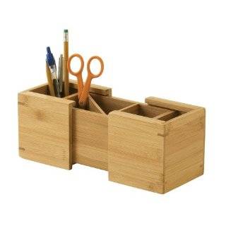  Wood Pencil Cup in White by Organize It All: Home 