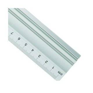 30cm Metric Professional Metal Aluminium Cutting Ruler with Steel Edge 