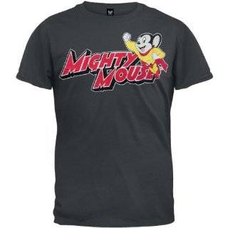  Mighty Mouse Classic Hero Vintage Style Cartoon T Shirt 