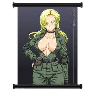  Metal Gear Solid Game Sexy Sniper Wolf Fabric Wall Scroll Poster 
