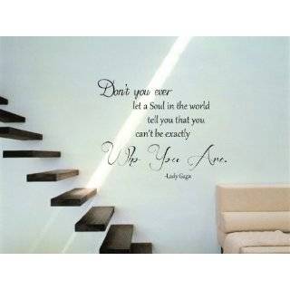  Dont Be a Drag Lady Gaga Quote Vinyl Wall Decal: Home 