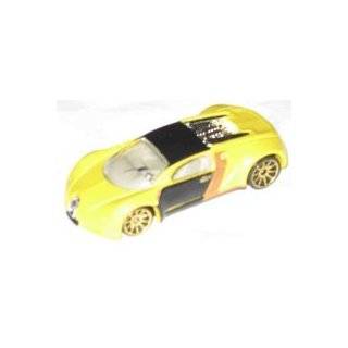 2007 Mystery Car Series Bugatti Veyron Yellow Opened Mattel Hot Wheels 