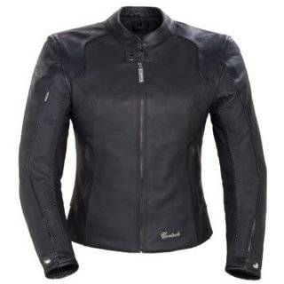 Joe Rocket Sonic Womens Leather Motorcycle Jacket Black Extra Small XS 