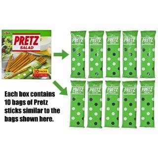 Pretz Salad Flavor Biscuit Sticks Gift Box Set (1 Box of 10 Mini Bags)