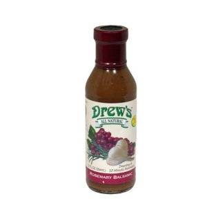 Drews All Natural Rosemary Balsamic Dressing, 1.5 Ounce Single Serve 