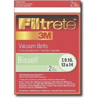 Filtrete Bissell 7, 9, 10, 12, and 14 Belt, 2 Belts Per Pack