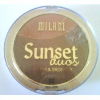 Milani Blush & Bronzer 02 Sunset Strip Net wt 0.41 oz/ 11.7 g Duos