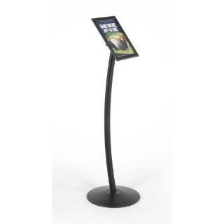 Aluminum Floor Standing Sign Holder with Snap Open Frame for 8.5 by 11 