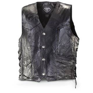  Mossi Black Size 38 Mens Side Lace Vest: Automotive