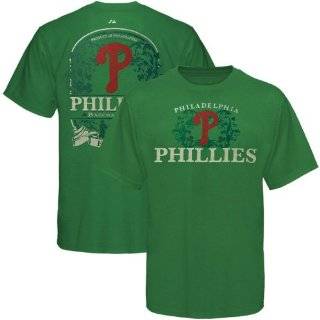 Philadelphia Phillies Majestic Kelly Green Luck Label T Shirt