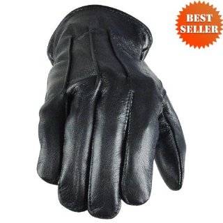  Italian Leather Gloves Black
