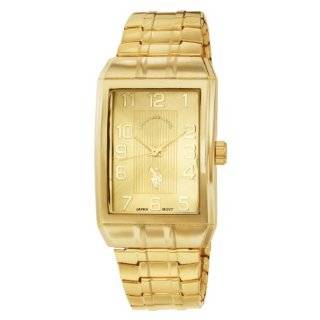   Polo Assn. Mens USC80045 Classic Analogue Gold Dial Expansion Watch