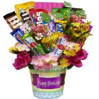 Junk Food Junky Snacks and Candy Bouquet Gift Basket   A Great Idea 