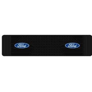  2 Utility Rubber Floor Mats   Ford Oval Blue: Automotive