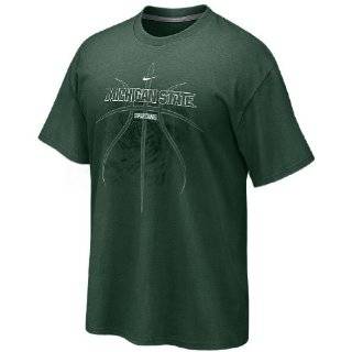 Nike Michigan State Spartans Green 2011 Basketball Practice T Shirt