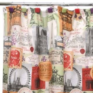 Vogue by Emily Adams Fabric Shower Curtain:  Home & Kitchen