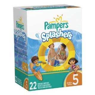  Pampers Splashers Size 3 4 Disposable Swim Pants 24 Count 