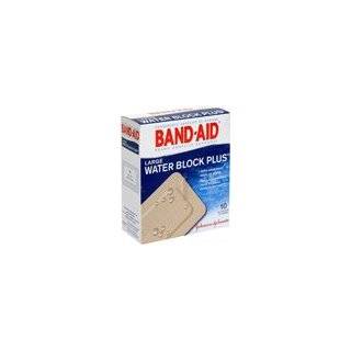  Band Aid Water Block Plus Adhesive Bandages, Large, 10 ct 