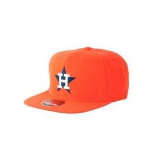 MLB Cooperstown ADULT Houston ASTROS Orange Hat Cap Adjustable Velcro 