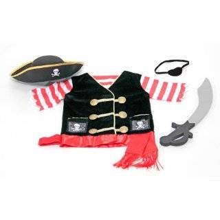   of the Seven Seas Childs Captain Black Costume, Small Toys & Games