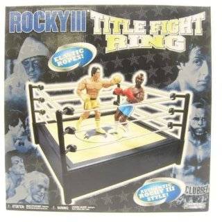 Rocky I Ring (Blue Ring with Stars, White Ropes)