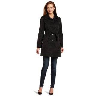   Hilfiger Womens Marlo Classic Single Breasted Spring Trench Coat