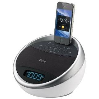 Ilive Clock Radio Alarm And Dock For Ipod And Iphone Purple