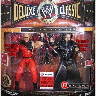 WWE Classic Superstars Undertaker Kane Paul Bearer Wal  Mart 3 pack of 