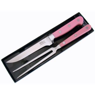 Hen & Rooster 2 piece Pink Carving Set Today $19.99