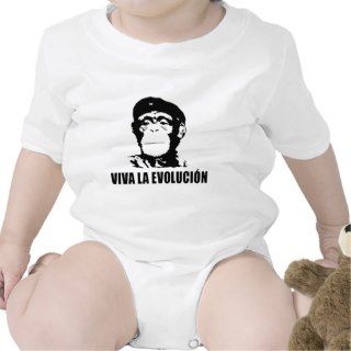 Viva La Evolucion Darwin Che Guevara Evolution Rompers